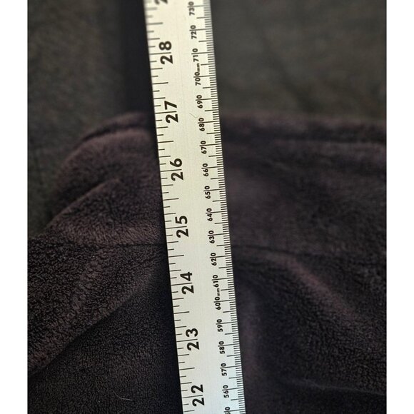 Avalanche Black Fleece Full-Zip Jacket With High Collar & Zippered Pockets For M - Picture 6 of 7